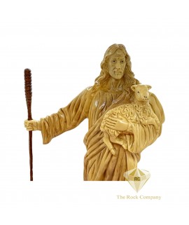 The Good Shepherd Olive Wood Artistic