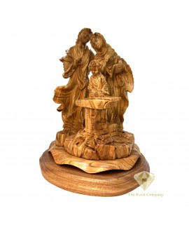 Carpenter Holy Family Hand Carved Olive Wood Symbol of Love & Unity