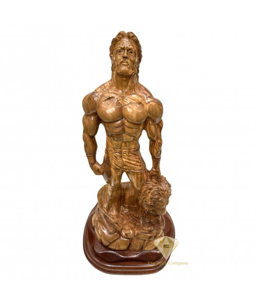 The Samson Olive Wood Hand Carved statue