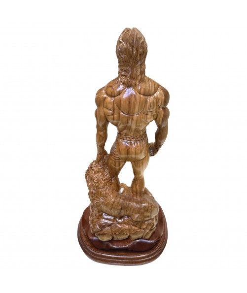 The Samson Olive Wood Hand Carved statue