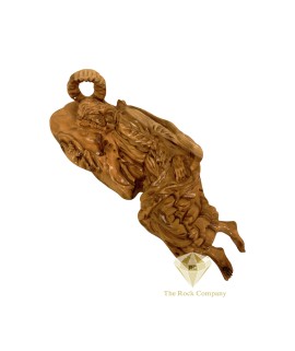 Sleeping Saint Joseph Statue Olive Wood Hand Carved