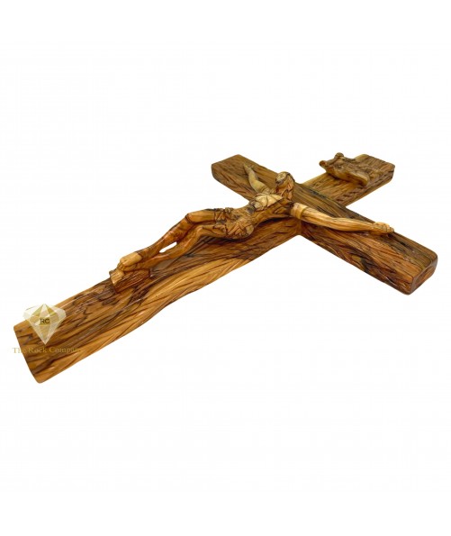 Artistic Handmade Cross Olive Wood