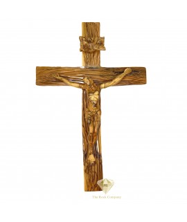 Artistic Handmade Cross Olive Wood