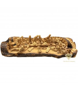 The Last Supper Olive Wood Masterpiece
