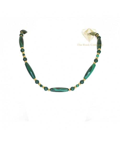 Malachite Gold Filled Necklace 