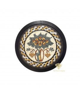 Mosaic Tree of Life with Grapevines Wall Art | Handmade Mosaic Home Decor