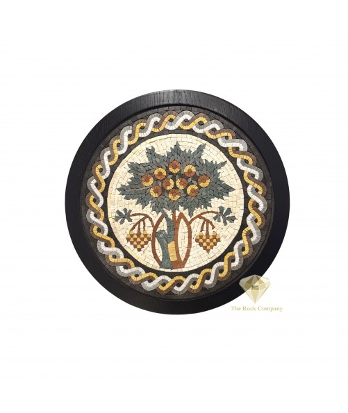 Mosaic Tree of Life with Grapevines Wall Art | Handmade Mosaic Home Decor