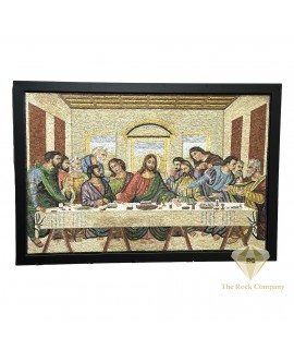 Micro Mosaic of The Last Supper Handmade – Christian Art Masterpiece