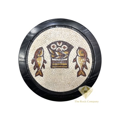 Mosaic Tabgha Handmade Miracle of the Loaves and Fishes 