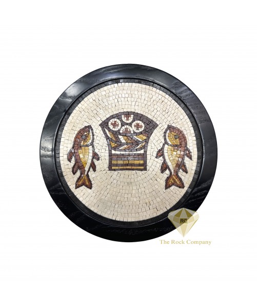 Mosaic Tabgha Handmade Miracle of the Loaves and Fishes 