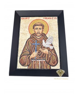 Saint Francis Mosaic Art, Handmade Catholic Christian Mosaics
