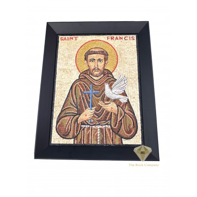 Saint Francis Mosaic Art, Handmade Catholic Christian Mosaics