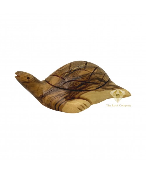 Olive Wood Turtle Hand Carved 
