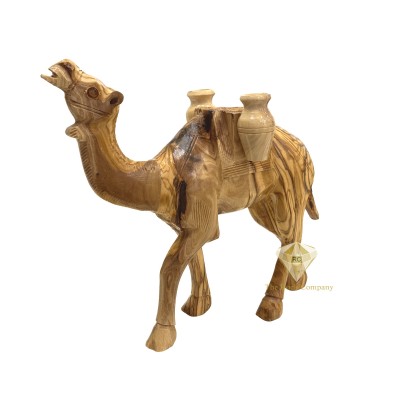 Olive Wood Camel Hand Carved