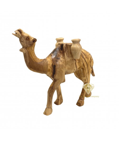 Olive Wood Camel Hand Carved