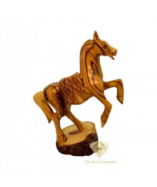Olive Wood Horse Hand Made