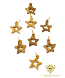 Olive wood Stars 