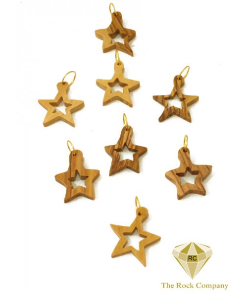 Olive wood Stars 