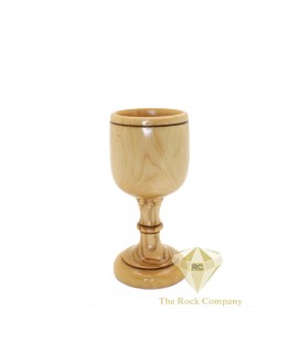 Olive Wood Chalice Plain