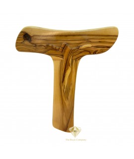 Olive Wood Tau Cross Medium