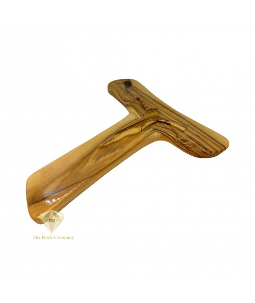 Olive Wood Tau Cross Medium