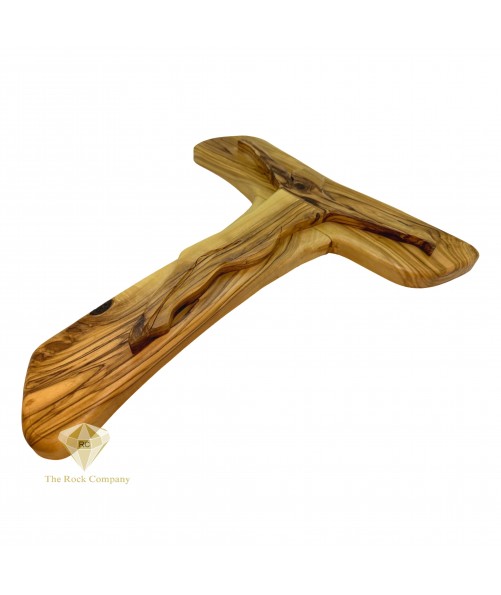 Olive Wood Tau Cross Large