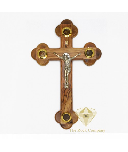Byzantine Olive Wood cross
