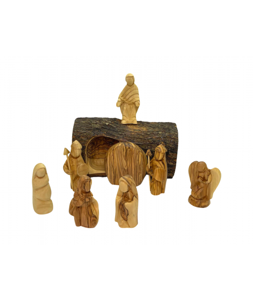 Jesus Resurrection from the Tomb Easter set Olive Wood Hand carved