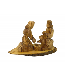 Jesus Washing The Disciples Feet’s Statue Olive Wood Hand Carved