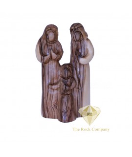 Faceless Olive Wood Holy Family