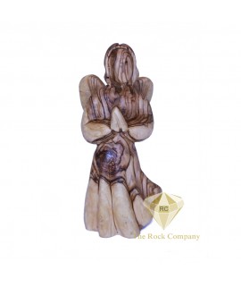 Facless Olive Wood Angel