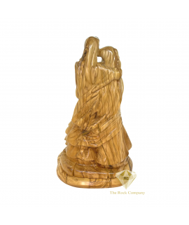 Adoring Holy Family Masterpiece Olive Wood Hand Carved