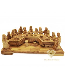 Olive Wood The Last Supper Hand Carved