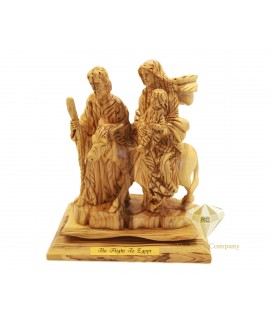 Olive Wood Artistic The Flight To Egypt 