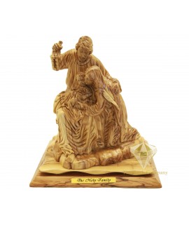 Olive Wood Artistic The Holy Family