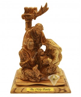 Olive Wood Artistic The Holy Family