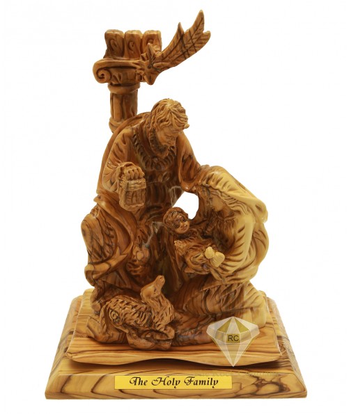 Olive Wood Artistic The Holy Family