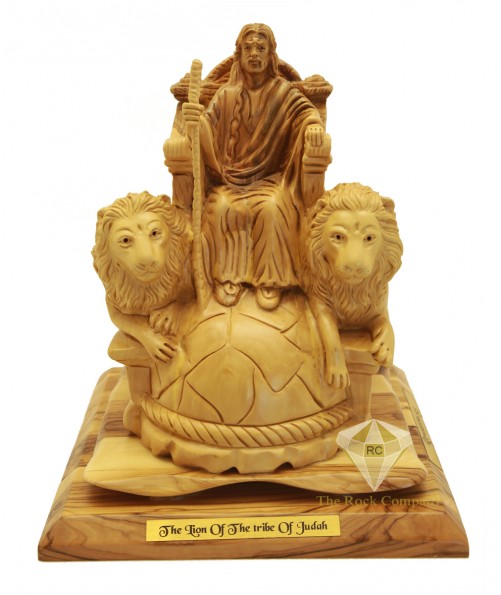 Olive Wood Artistic The Lion Of The Tribe Of Judah 