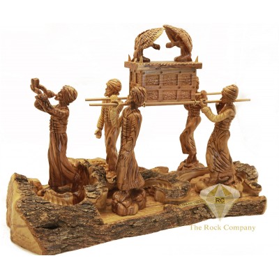 Olive Wood Artistic Ark Of The Covenant