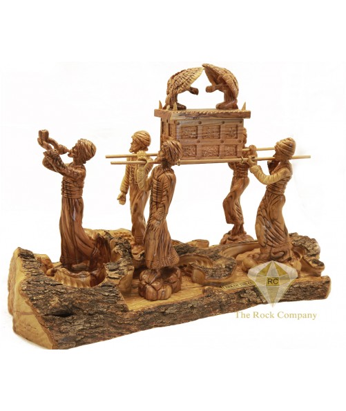 Olive Wood Artistic Ark Of The Covenant