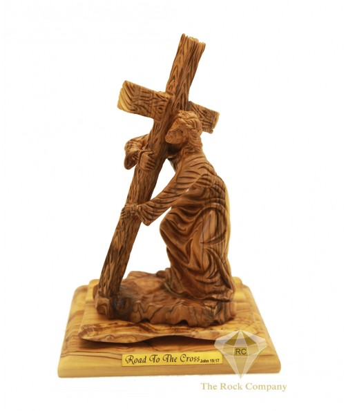 Olive Wood Artistic Road To The Cross