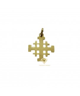 14K Yellow Gold Jerusalem Cross