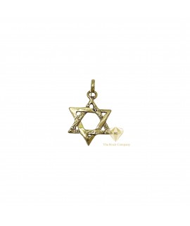 14K Gold Star of David