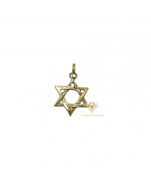 14K Gold Star of David