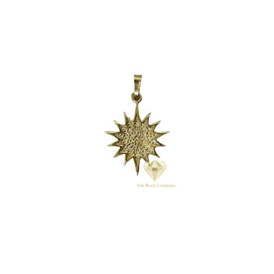 14K Gold Bethlehem Star Pendant