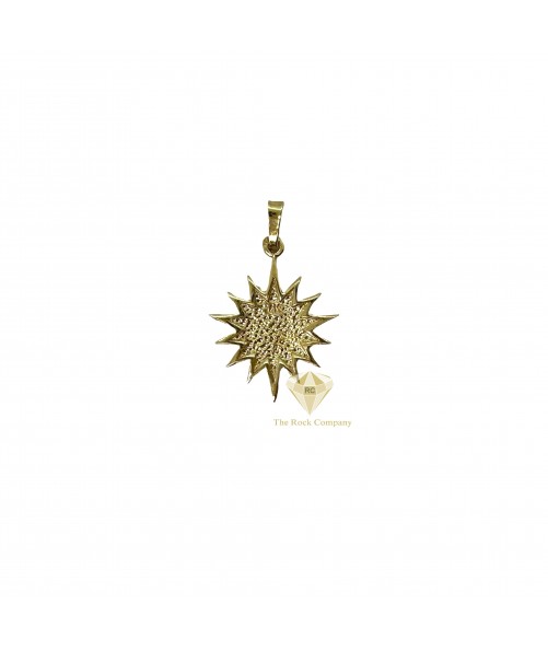 14K Gold Bethlehem Star Pendant