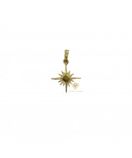 14K Gold Star Of Bethlehem Pendant