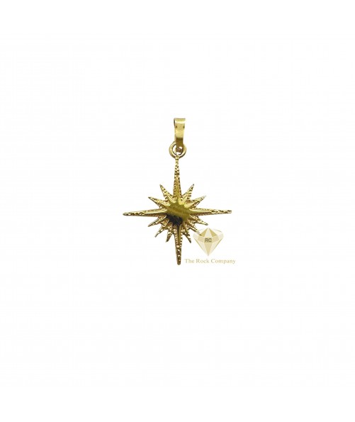 14K Gold Star Of Bethlehem Pendant