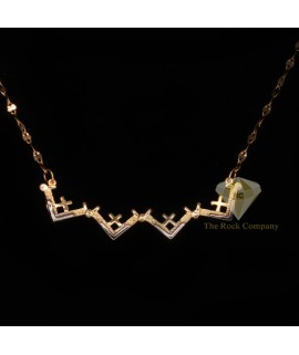 14K Yellow and White Gold Jerusalem Cross Magnetic