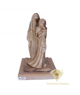 Olive Wood Hand Carved The Holy Family